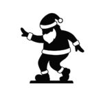 SVG PNG Christmas Village and Santa - Image 3